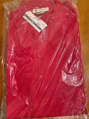 John Smedley Red Crewneck Sweater